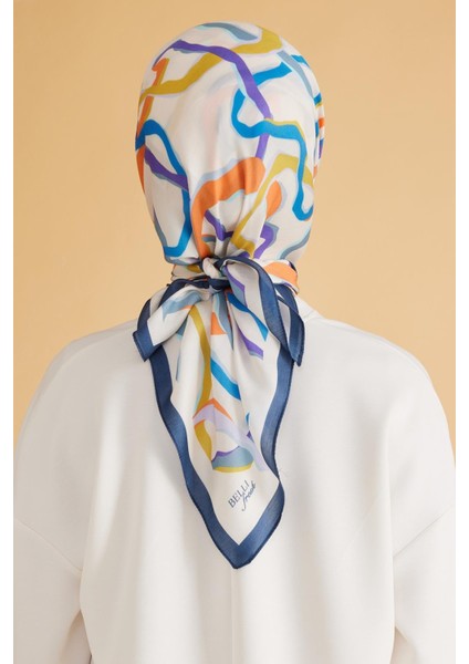 Fresh Pure Eşarp 4 - 08 Lacivert Karışık Desen 49970 fırsatları