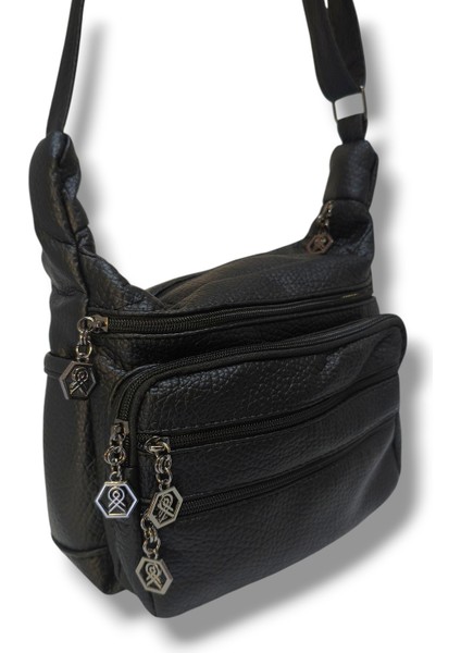 390-25 Yıkama Deri 6 Bölmeli Omuz Askılı Kadın Çanta fiyatları