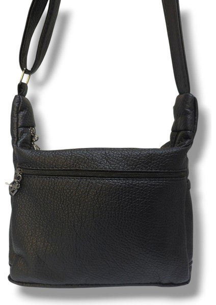 390-25 Yıkama Deri 6 Bölmeli Omuz Askılı Kadın Çanta modelleri