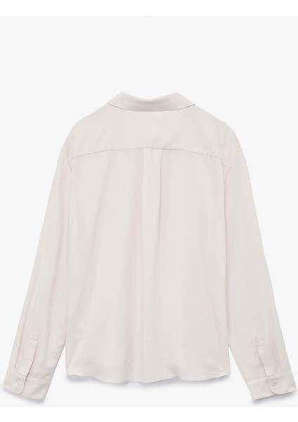 Regular Fit Uzun Kollu Klasik Yaka Viskon Gömlek fiyatları