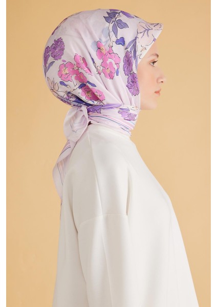 Fresh Pure Eşarp 1 - 12 Pudra Karışık Desen 49975 modelleri