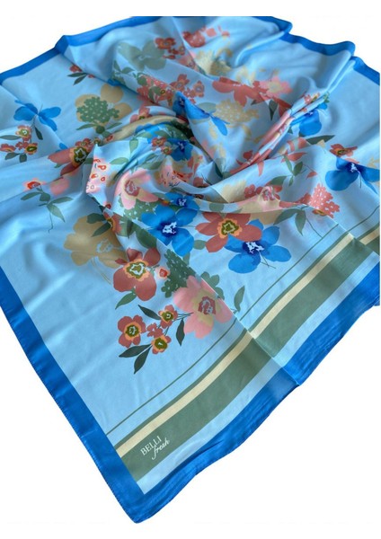 Fresh Nova Eşarp 1011 - 02 Mavi Karışık Desen 49749