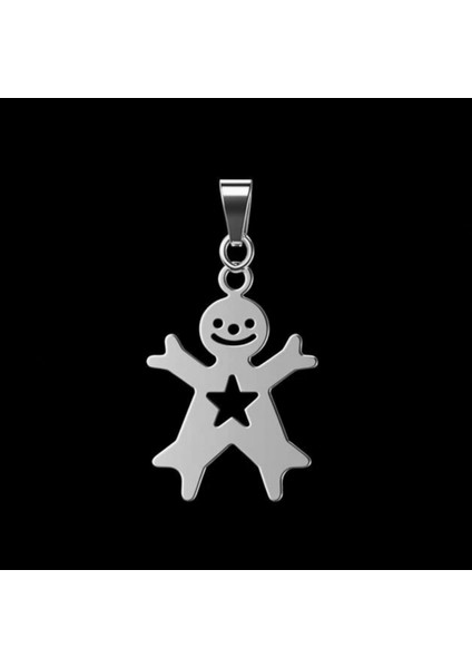 925 Ayar gümüş kolye kardan adam SM8081