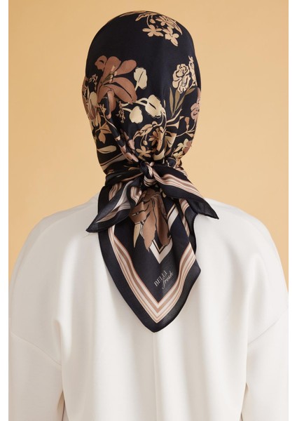 Fresh Pure Eşarp 1 - 22 Siyah Karışık Desen 49979 modelleri