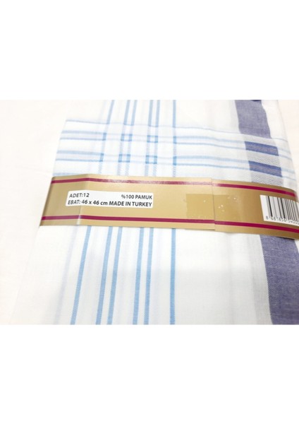 Berkaysun Tekstil'den Pamuklu 12 Adet Mendil 46X46 modelleri