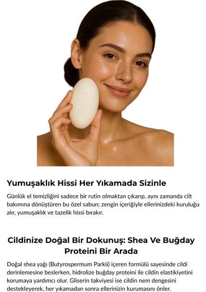 Shea Yağlı ve Buğday Proteinli Nemlendirici El Sabunu – Cilt Dostu Formül 4lü fiyatları