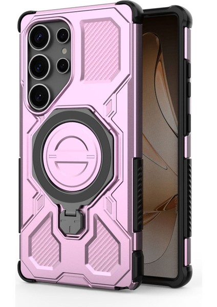 Samsung Galaxy S25 Ultra Manyetik Telefon Kılıfı, Askeri Düşme Korumalı Magsafe Telefon Kılıfı Kapağı Samsung Galaxy S25 Ultra (Yurt Dışından)