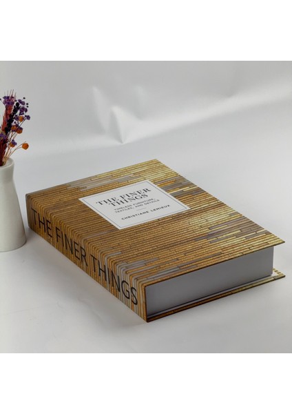 Kitap Görünümlü Dekoratif Kutu, Iskandinav Tarzı Kitap Şeklinde Saklama Kutusu, Ev Dekorasyonu, Modern Ev Dekorasyonu- Finer Things