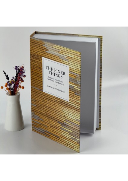 Kitap Görünümlü Dekoratif Kutu, Iskandinav Tarzı Kitap Şeklinde Saklama Kutusu, Ev Dekorasyonu, Modern Ev Dekorasyonu- Finer Things fiyatları