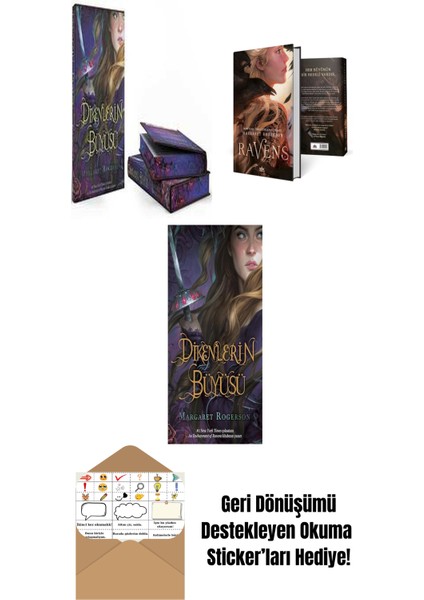 Margaret Rogerson 3 Kitap Seti + Okuma Sticker'ları