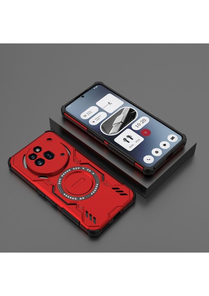 Nothing Phone 3A Pro Manyetik Telefon Kılıfı, Güçlü Manyetik Isı Dağıtıcı Telefon Kılıfı Kapağı Nothing Phone 3A Pro (Yurt Dışından)