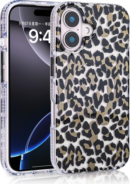 iPhone 16 Plus Kılıf Magsafe Destekli ve Desenlik Velixa Premium Sert Silikon Kapak