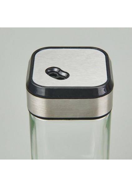 Döner Kapaklı Kare Cam Tuzluk - Şeffaf / Siyah - 100 ml modelleri