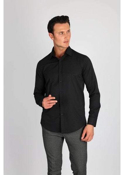 LM1491 C 500 Siyah Erkek Gömlek fiyatları