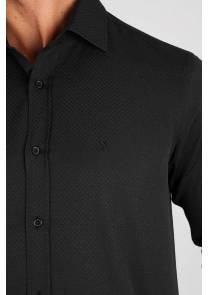 LM1491 C 500 Siyah Erkek Gömlek indirimleri