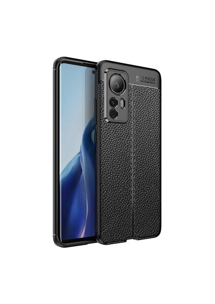 Xiaomi Mi 12 Kılıf Deri Görünümlü Deriko Premium Silikon Kapak