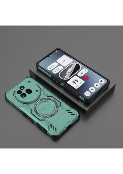 Nothing Phone 3A Pro Manyetik Telefon Kılıfı, Güçlü Manyetik Isı Dağıtıcı Telefon Kılıfı Kapağı Nothing Phone 3A Pro (Yurt Dışından)