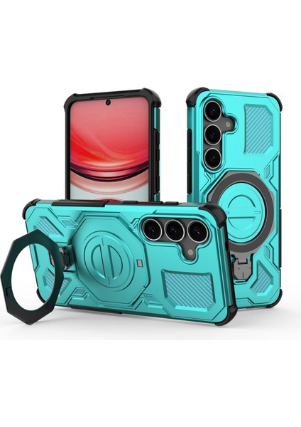 Samsung Galaxy S25 Plus Manyetik Telefon Kılıfı, Askeri Düşme Korumalı Magsafe Telefon Kılıfı Kapağı Samsung Galaxy S25 Plus (Yurt Dışından)