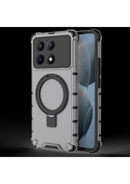 Xiaomi Redmi K70 Pro Telefon Kılıfı, Manyetik Darbeye Dayanıklı Telefon Kılıfı Kapağı ve Halka Tutucu Xiaomi Redmi K70 Pro (Yurt Dışından)