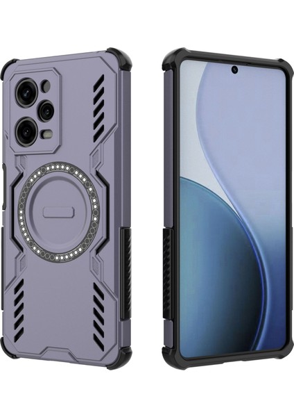 Xiaomi Redmi Note 12 Pro 5g Manyetik Telefon Kılıfı, Güçlü Manyetik Isı Dağıtıcı Telefon Kılıfı Kapağı Xiaomi Redmi Note 12 Pro 5g (Yurt Dışından)