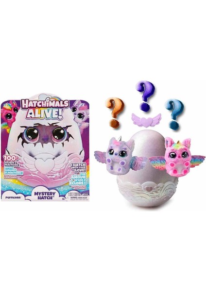 6069132 Hatchimals Alive Secret Hatch Pufficorn