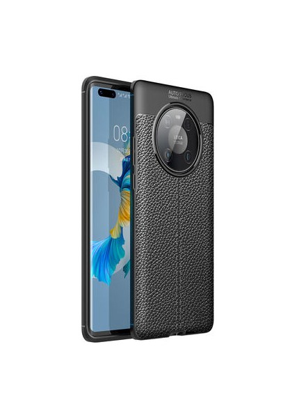 Huawei Mate 40 Pro Kılıf Uzun Ömürlü ve Dayanıklı Dermiq Premium Esnek Lüks Silikon Kapak