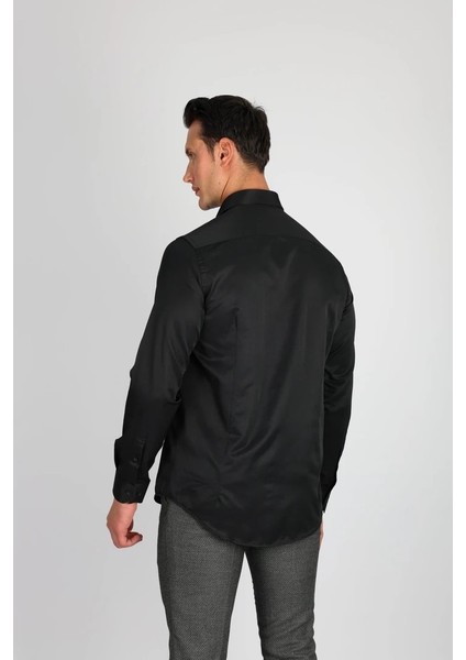 LM1481 C 501 Siyah Erkek Gömlek fiyatları