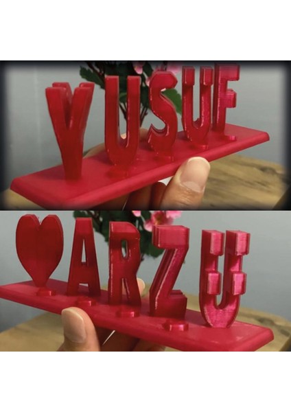 Perspektif Çift Isimliği - Kırmızı