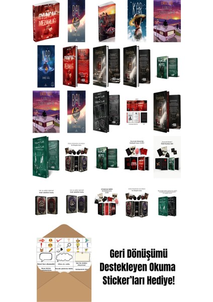 Emre Gül 25 Kitap Seti + Okuma Sticker'ları