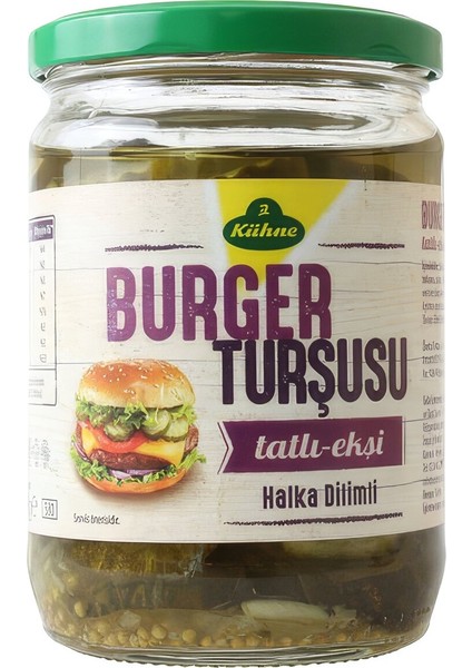 Tatlı Ekşi̇ Burger Turşusu 530 gr