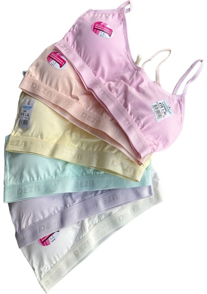 6'lı Genç Kız Sütyen Seti Kadınlar İçin Alıştırma İle Rahat Kullanım Sunar modelleri