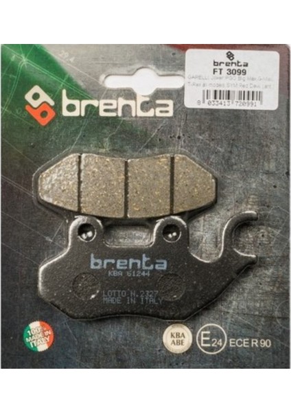 Sym Jet 14 125 Brenta Ön Fren Balata Ob