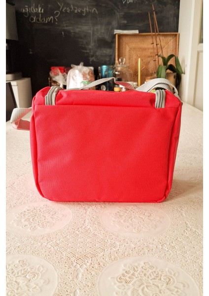 Termoslu Okul Beslenme Çantası Pembe Termal Lunch Box Çocuk Yetişkin fiyatları