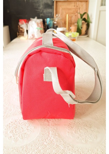 Termoslu Okul Beslenme Çantası Pembe Termal Lunch Box Çocuk Yetişkin fırsatları