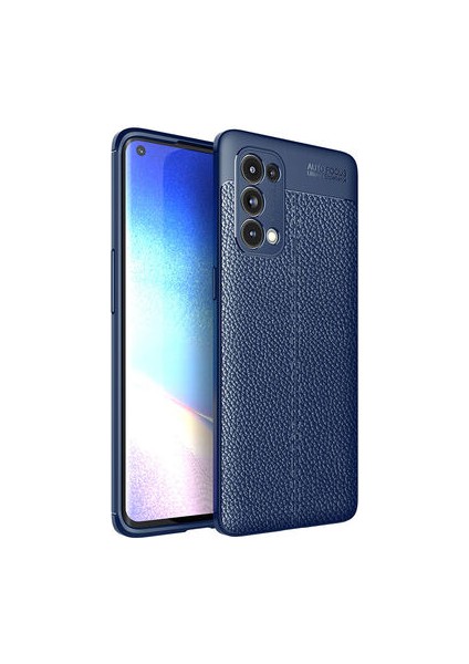 Oppo Reno 5 Pro 5g Kılıf Deri Görünümlü Deriko Premium Silikon Kapak