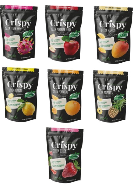 Dondurularak Kurutulmuş Meyveler 7'li Mix Paket