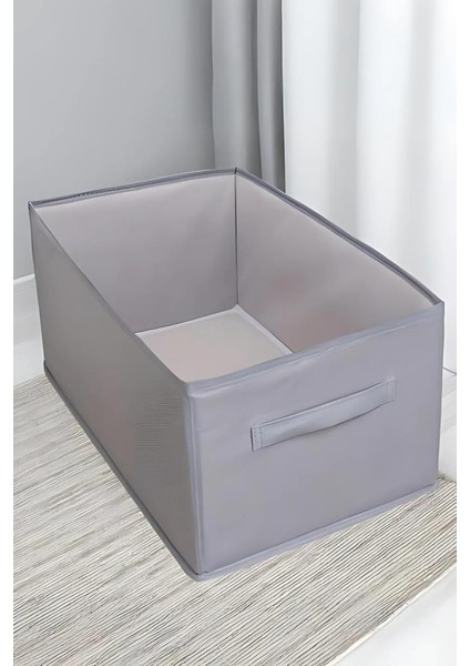 2’li Pantolon Kazak Düzenleyici Set, Elbise Kıyafet Çamaşır Saklama Kutusu Mukava Destekli (40X25CM) fırsatları