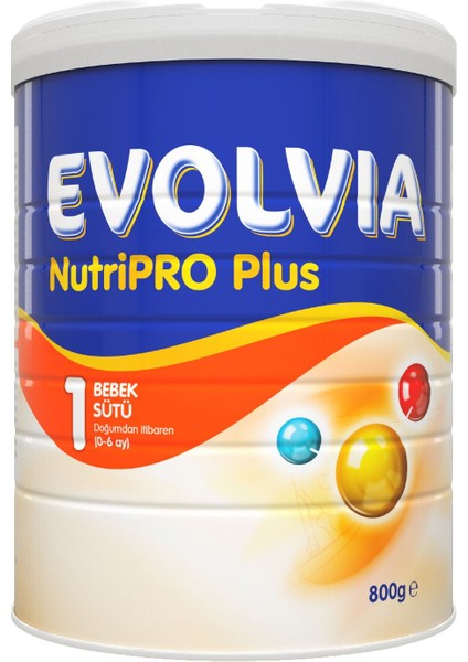 Evolvia Nutripro Plus 1 Bebek Sütü 800 gr 6 Adet fiyatları