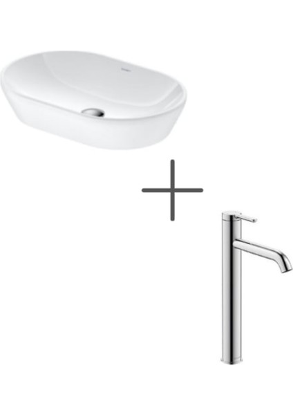 D-Neo 60 cm Çanak Lavabo Beyaz ve C.1 Lavabo Bataryası Xl