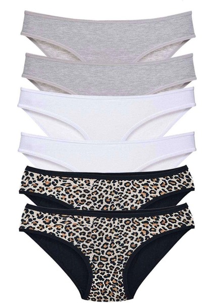 Leopar Desenli Kadın Slip Külot - Konfor ve Şıklık Uyumunda fiyatları