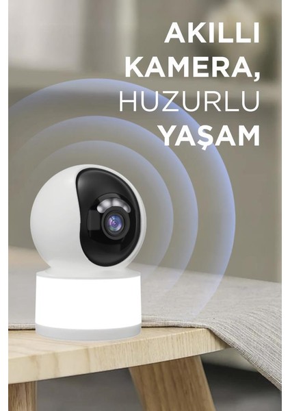 Cmr-31 Beyaz Full Hd LED Aydınlatmalı Wifi Smart Ip Güvenlik Kamerası indirimleri