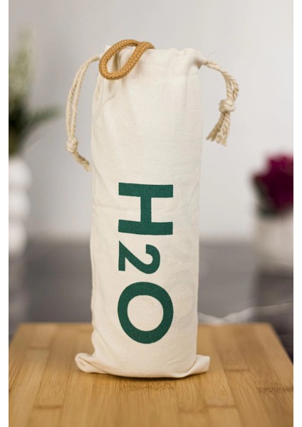 H2O Borosilikat Cam Matara Bambu Vakum Kapaklı Su Şişesi Suluk (Kumaş Kılıf Hediyeli) 600 ml fırsatları