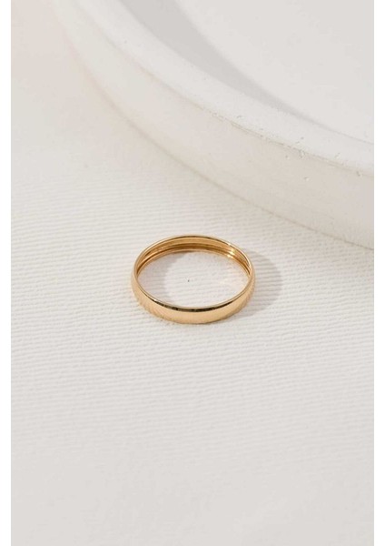 14 Ayar Altın 3mm Alyans Yüzük indirimleri