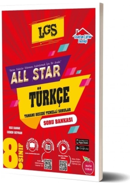 LGS 8. Sınıf All Star Türkçe Soru Bankası - Telefon Tutucu