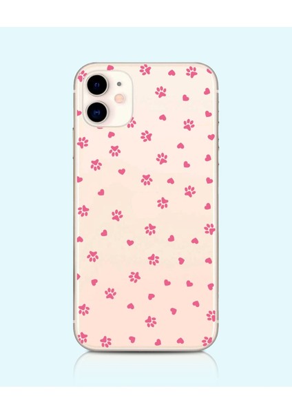 Iphone 11 Uyumlu '' Pembe Patiler '' Tasarım Kılıf