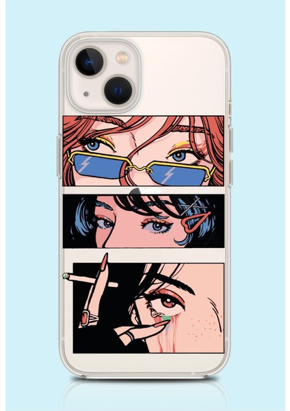 Iphone 13 Uyumlu '' Eyes Of Women '' Tasarım Kılıf