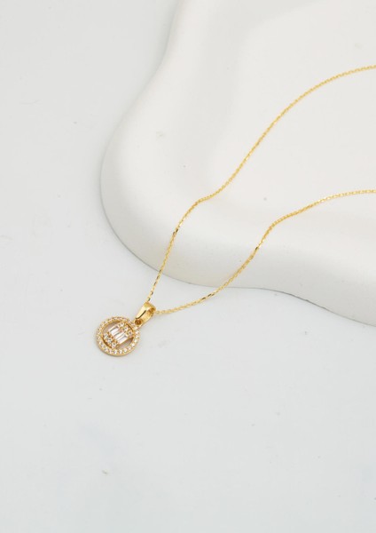 Baget Tasarım 14 Ayar Altın Kolye modelleri