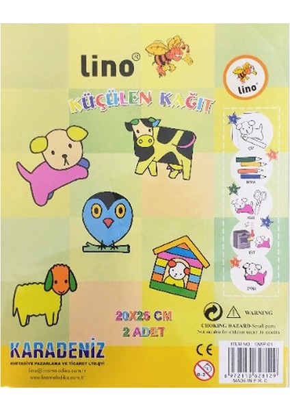 Küçülen Kağıt 20X25 Cm.2'li (13WP-01)