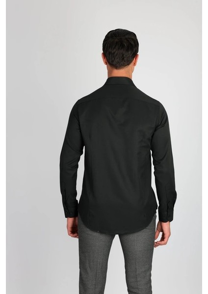 Gab C 500 Siyah Erkek Gömlek
