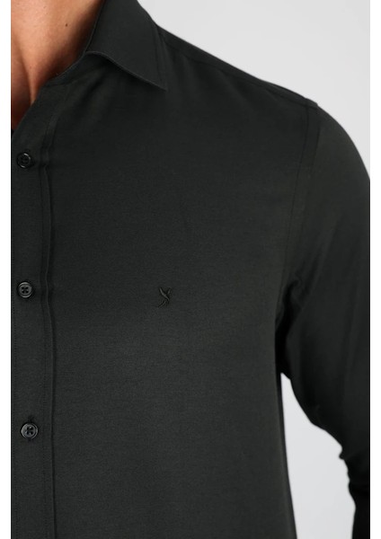 Gab C 500 Siyah Erkek Gömlek